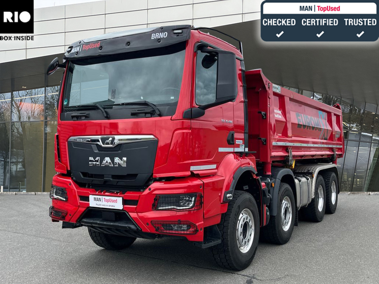 MAN TGS 35.480 8x4 BB CH WARRANTY 4/2027 Euro6 Klima - Tippbil: bilde 1 MAN TGS 35.480 8x4 BB CH WARRANTY 4/2027 Euro6 Klima - Tippbil: bilde 1