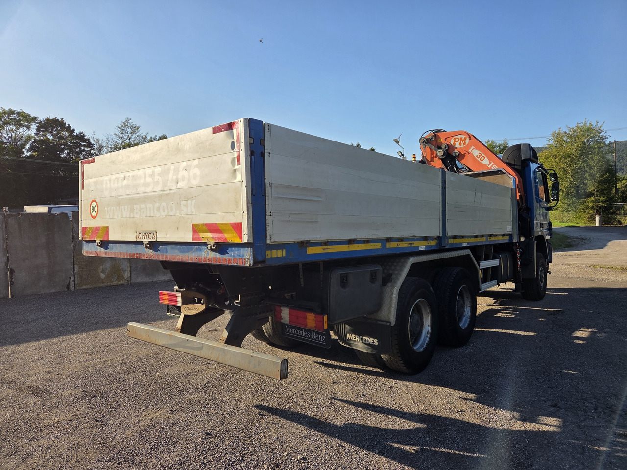 MERCEDES-BENZ ACTROS 3341 6x6 + CRANE PM 30 Radio Control - Planbil, Kranbil: bilde 4 MERCEDES-BENZ ACTROS 3341 6x6 + CRANE PM 30 Radio Control - Planbil, Kranbil: bilde 4