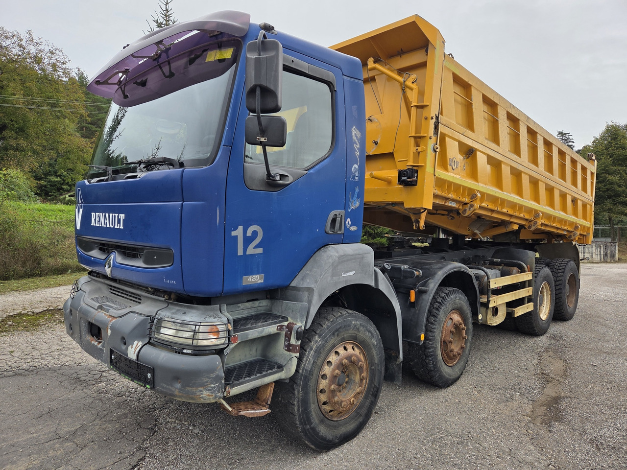 RENAULT KERAX 420.40 PR 8X4 3way tipper Bordamtik - Tippbil: bilde 1 RENAULT KERAX 420.40 PR 8X4 3way tipper Bordamtik - Tippbil: bilde 1
