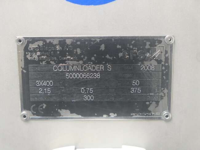Utstyr for næringsmiddelindustrien CFS column loader ColumnLoader S: bilde 6
