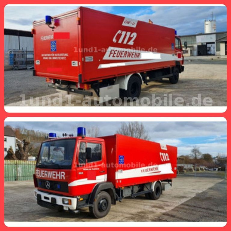 Mercedes-Benz 814 Feuerwehr GWG Edelstahl nur orig. 16.200km 814 Feuerwehr GWG Edelstahl nur orig. 16.200km - Brannbil: bilde 1 Mercedes-Benz 814 Feuerwehr GWG Edelstahl nur orig. 16.200km 814 Feuerwehr GWG Edelstahl nur orig. 16.200km - Brannbil: bilde 1
