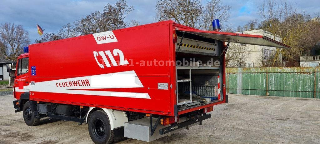 Brannbil for transport av matvarer Mercedes-Benz 814 Feuerwehr GWG Edelstahl nur orig. 16.200km 814 Feuerwehr GWG Edelstahl nur orig. 16.200km: bilde 7