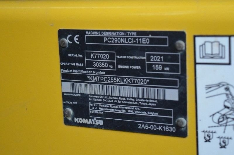 Komatsu PC 290 NLCi - Beltegraver: bilde 5 Komatsu PC 290 NLCi - Beltegraver: bilde 5