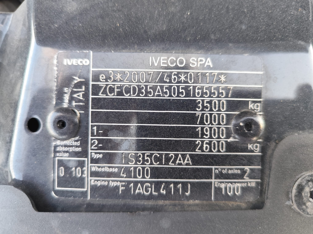 IVECO DAILY 35-140 - Varebil med tipp: bilde 3 IVECO DAILY 35-140 - Varebil med tipp: bilde 3