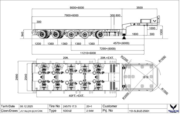 YALCIN - Lavloader semitrailer: bilde 4 YALCIN - Lavloader semitrailer: bilde 4