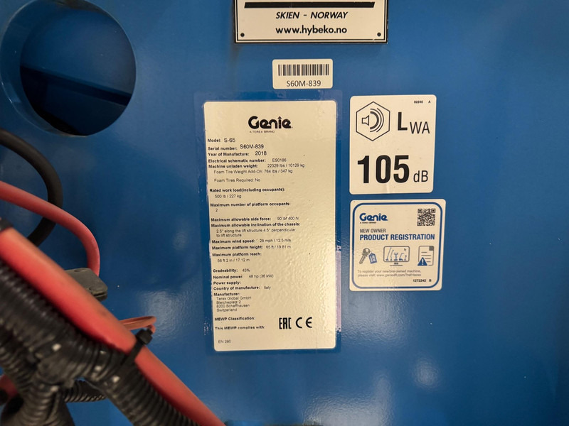 Lift Genie S65: bilde 15