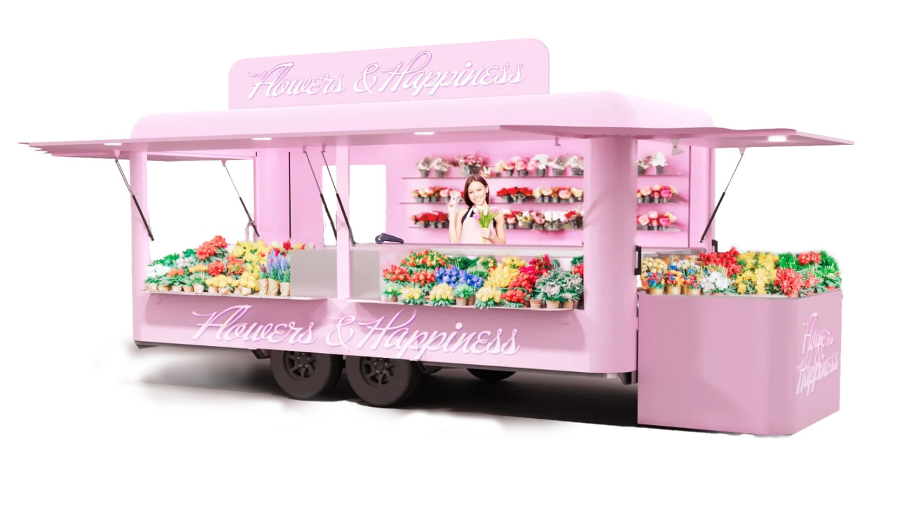 Deli Star Trailer 6000 Flower & General Sales - EU Standards - Salgsvogn: bilde 1 Deli Star Trailer 6000 Flower & General Sales - EU Standards - Salgsvogn: bilde 1