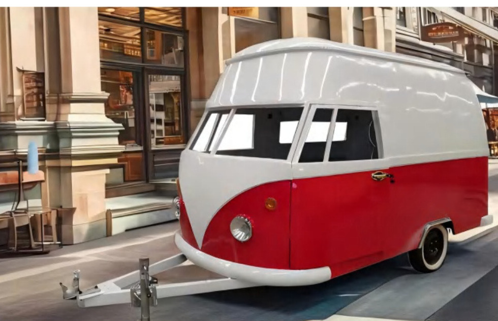 Deli Star Trailer Retro Minivan HR 4300 Towable - EU Standards - Salgsvogn: bilde 3 Deli Star Trailer Retro Minivan HR 4300 Towable - EU Standards - Salgsvogn: bilde 3