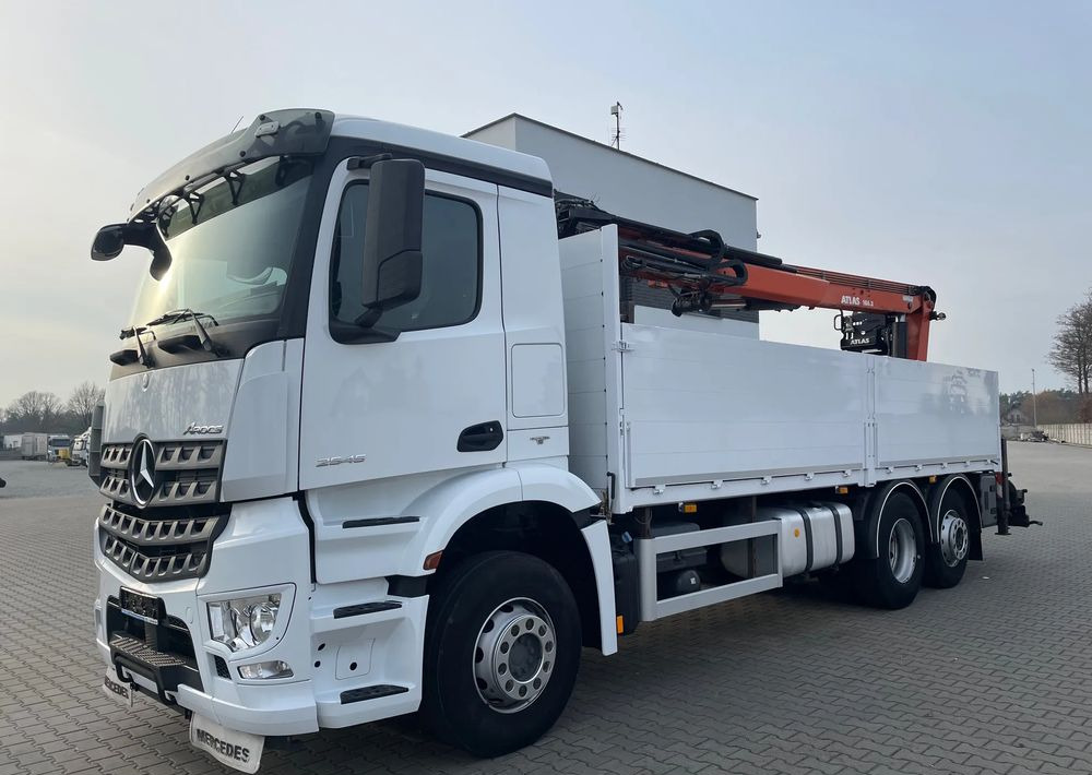 Mercedes-Benz Arocs 2545, HDS ATLAS 186.3 - PILOT - Planbil, Kranbil: bilde 2 Mercedes-Benz Arocs 2545, HDS ATLAS 186.3 - PILOT - Planbil, Kranbil: bilde 2