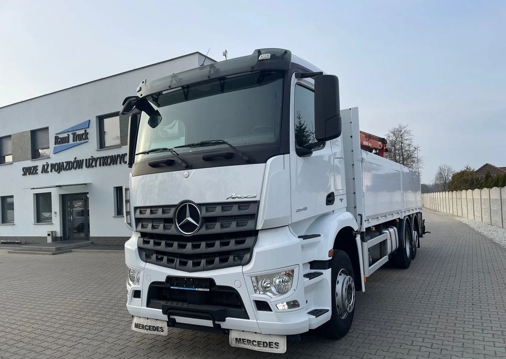 Mercedes-Benz Arocs 2545, HDS ATLAS 186.3 - PILOT - Planbil, Kranbil: bilde 1 Mercedes-Benz Arocs 2545, HDS ATLAS 186.3 - PILOT - Planbil, Kranbil: bilde 1