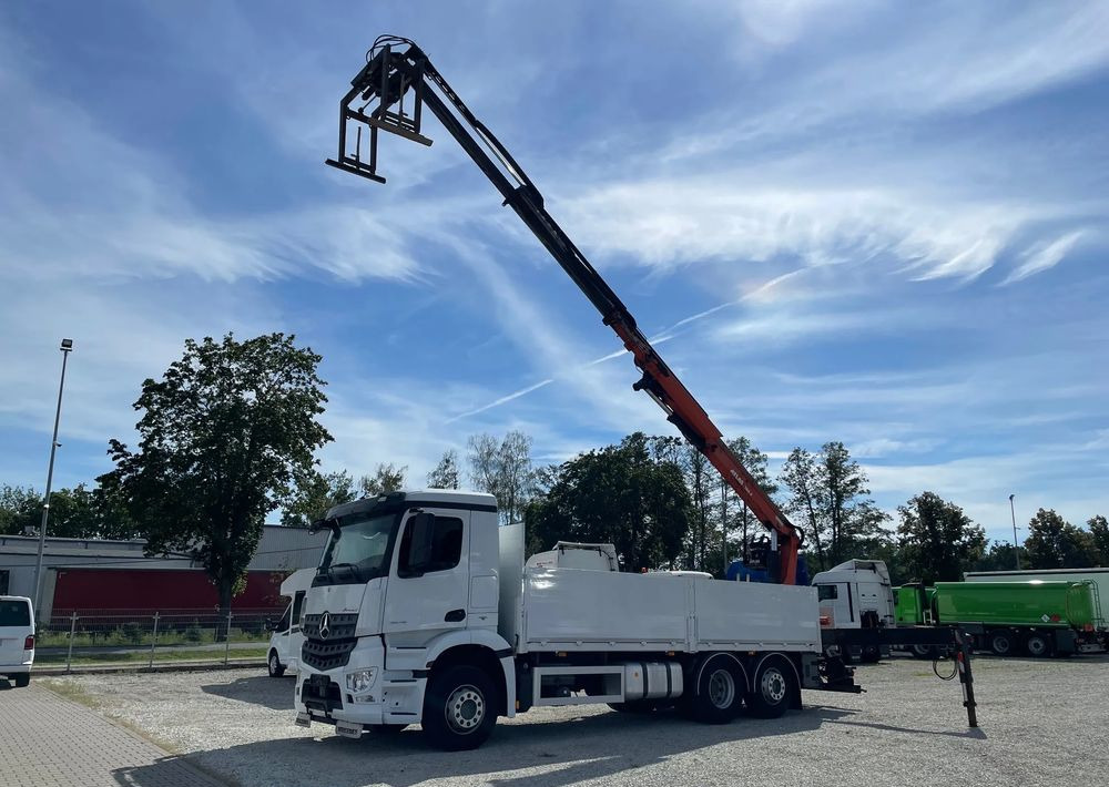 Mercedes-Benz Arocs 2545, HDS ATLAS 186.3 - PILOT - Planbil, Kranbil: bilde 2 Mercedes-Benz Arocs 2545, HDS ATLAS 186.3 - PILOT - Planbil, Kranbil: bilde 2