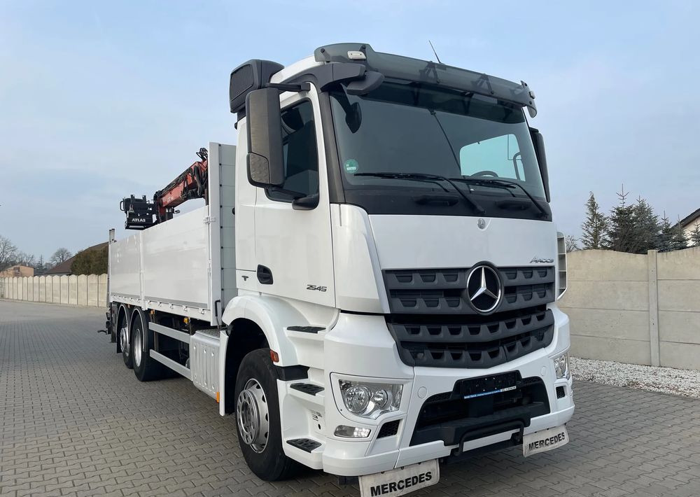 Mercedes-Benz Arocs 2545, HDS ATLAS 186.3 - PILOT - Planbil, Kranbil: bilde 2 Mercedes-Benz Arocs 2545, HDS ATLAS 186.3 - PILOT - Planbil, Kranbil: bilde 2