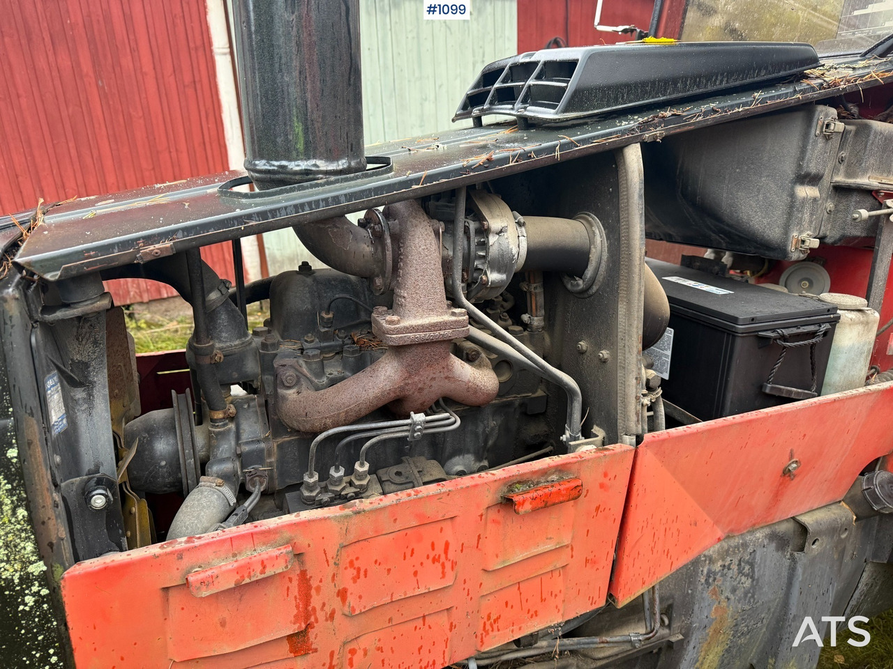 Traktor, Skogsvogn Valmet 505 Tractor and forestry trailer: bilde 12