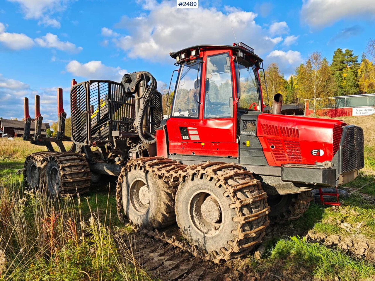 Komatsu 895 Forwarder (VIDEO) - Lassbærer: bilde 1 Komatsu 895 Forwarder (VIDEO) - Lassbærer: bilde 1