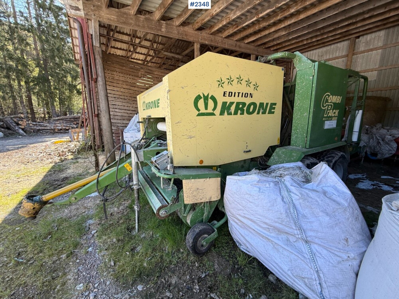 Krone Combi pack Multi-Cut 1500 round baler - Grasutstyr: bilde 4 Krone Combi pack Multi-Cut 1500 round baler - Grasutstyr: bilde 4