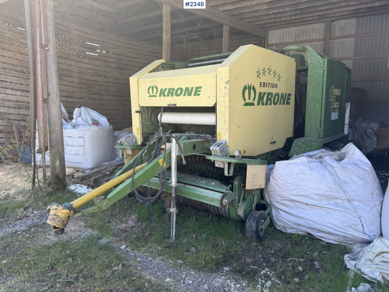 Krone Combi pack Multi-Cut 1500 round baler - Grasutstyr: bilde 2 Krone Combi pack Multi-Cut 1500 round baler - Grasutstyr: bilde 2