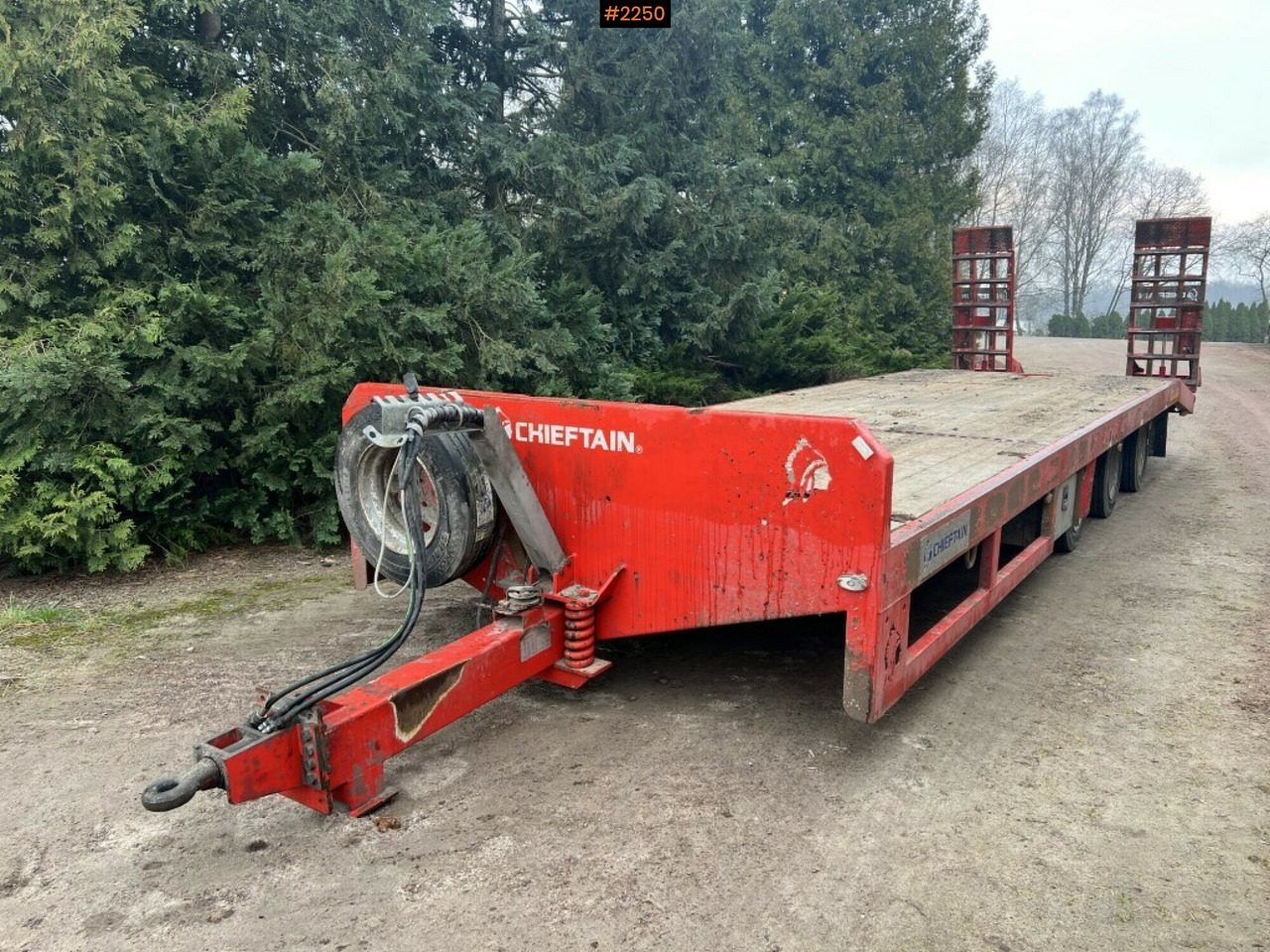 Machine trailer - Chieftain Trailers LTD - For tractor - Lavloader tilhenger: bilde 1 Machine trailer - Chieftain Trailers LTD - For tractor - Lavloader tilhenger: bilde 1