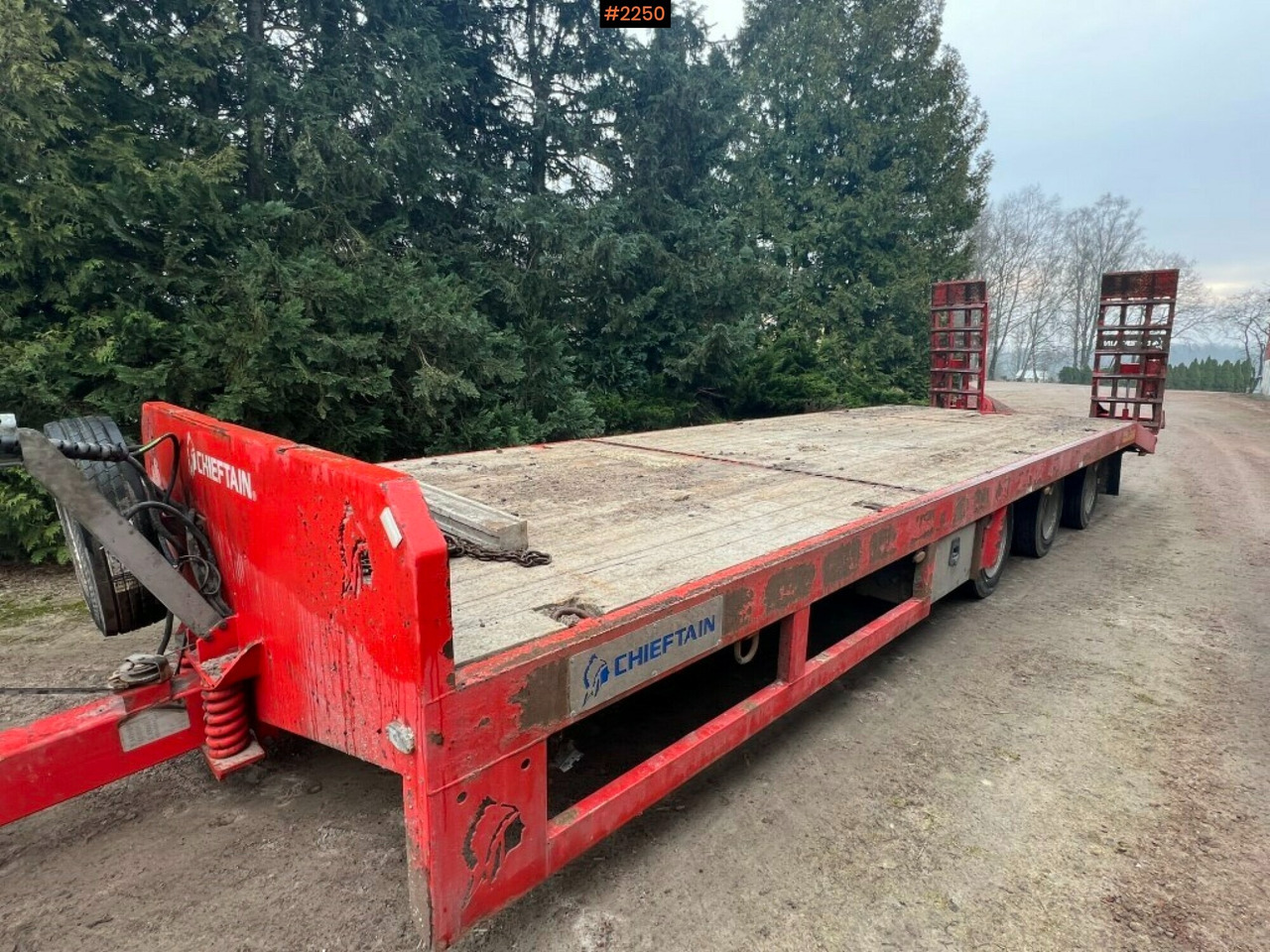 Machine trailer - Chieftain Trailers LTD - For tractor - Lavloader tilhenger: bilde 4 Machine trailer - Chieftain Trailers LTD - For tractor - Lavloader tilhenger: bilde 4