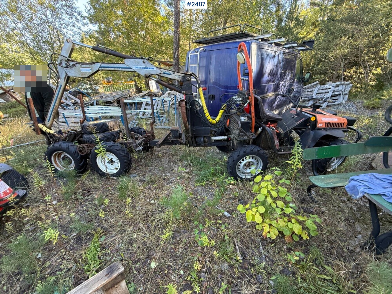 Mini forwarder Vimek Minimaster 101 - Lassbærer: bilde 1 Mini forwarder Vimek Minimaster 101 - Lassbærer: bilde 1