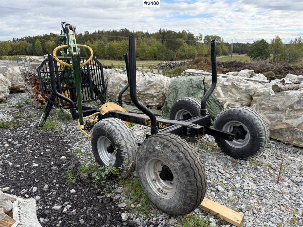 Forestry trailer Kellfri SV60 with crane - Skogsmaskin: bilde 3 Forestry trailer Kellfri SV60 with crane - Skogsmaskin: bilde 3