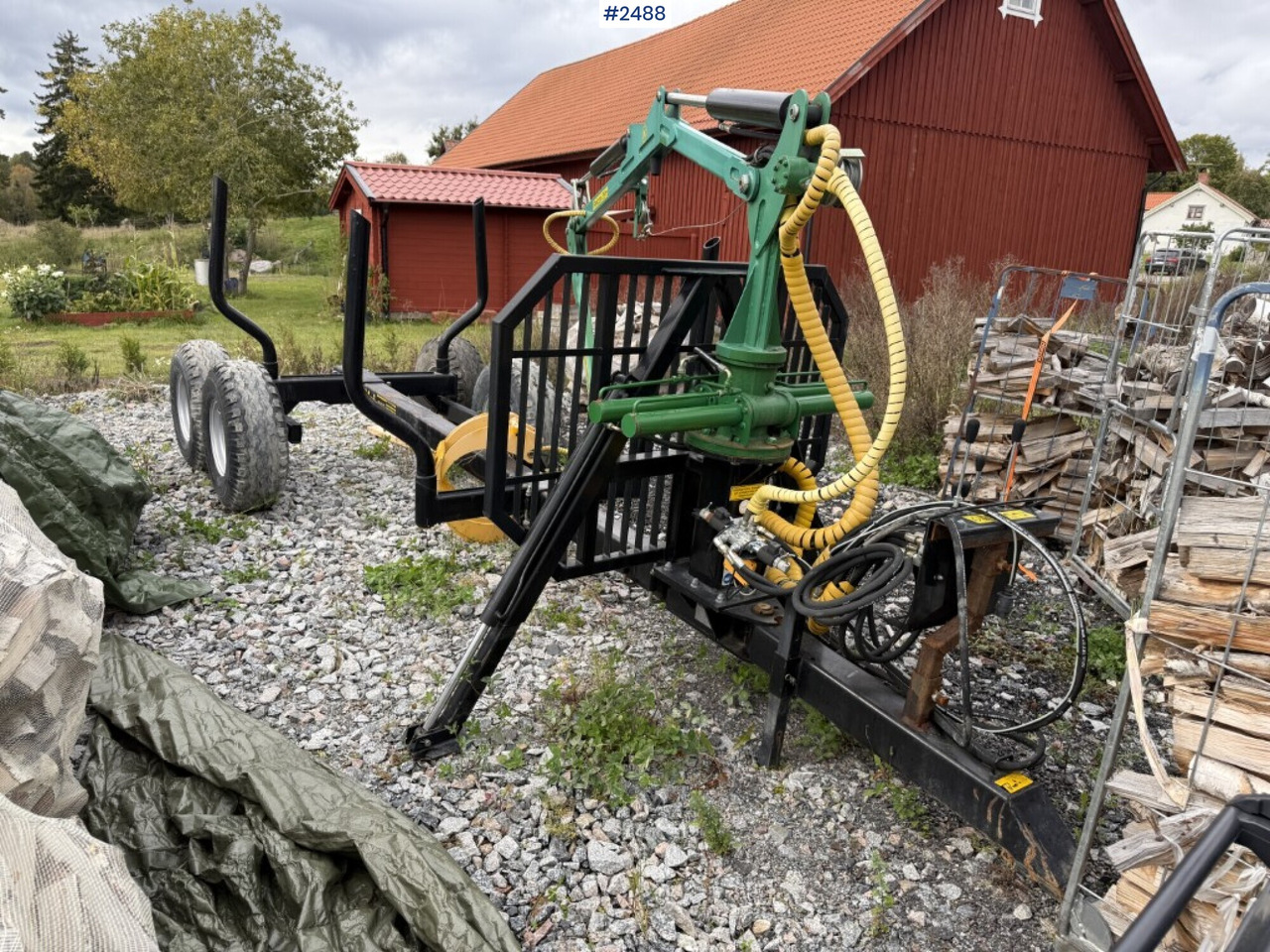 Forestry trailer Kellfri SV60 with crane - Skogsmaskin: bilde 2 Forestry trailer Kellfri SV60 with crane - Skogsmaskin: bilde 2