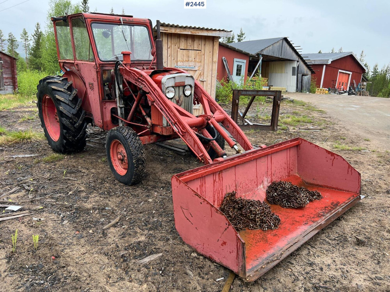 VALMET 565 Tractor with bucket - Traktor: bilde 4 VALMET 565 Tractor with bucket - Traktor: bilde 4