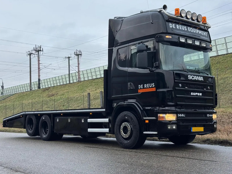 Scania R144-480 V8 Oprijwagen Machine Transporter Retarder open uitlaat - Transporter lastebil: bilde 5 Scania R144-480 V8 Oprijwagen Machine Transporter Retarder open uitlaat - Transporter lastebil: bilde 5