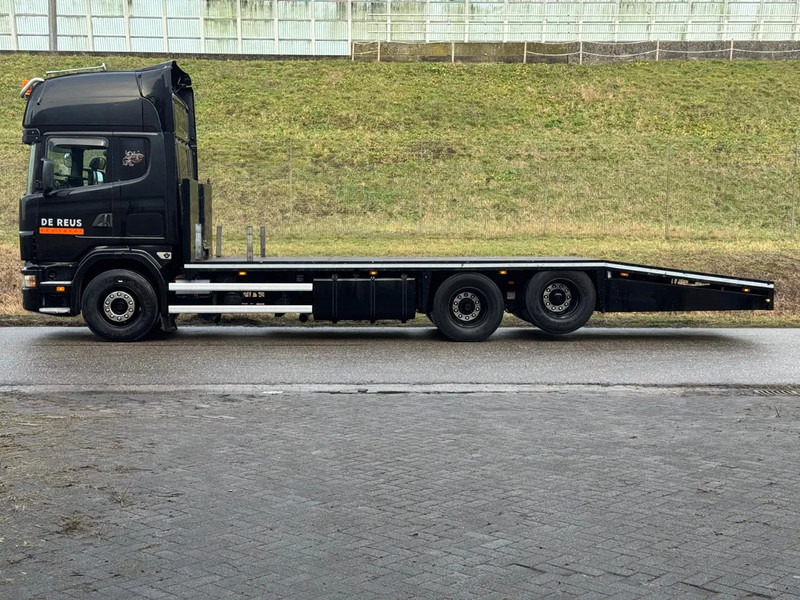 Scania R144-480 V8 Oprijwagen Machine Transporter Retarder open uitlaat - Transporter lastebil: bilde 2 Scania R144-480 V8 Oprijwagen Machine Transporter Retarder open uitlaat - Transporter lastebil: bilde 2