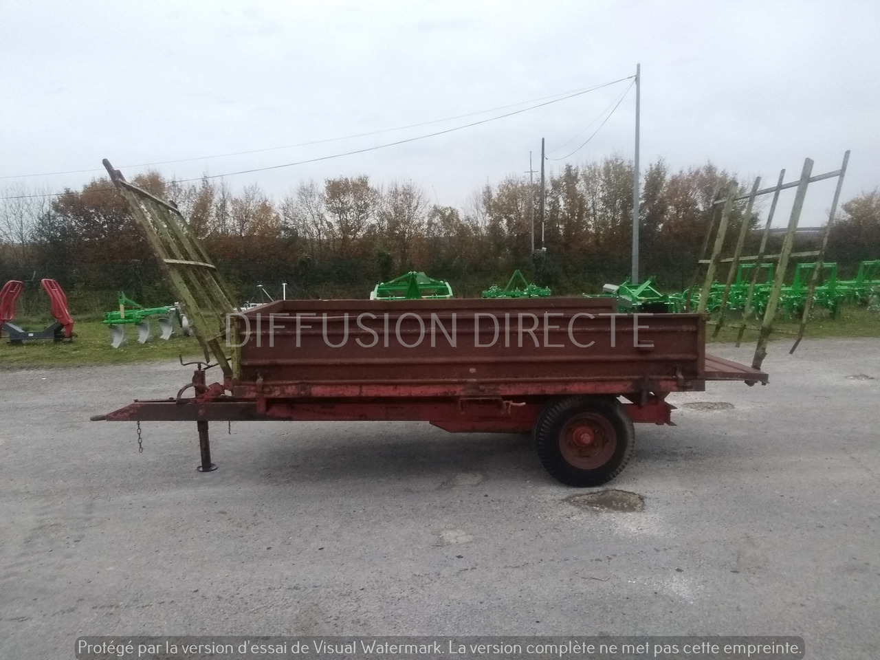 GRUAU REMORQUE AGRICOLE G 400 - Landbruk flatvogn: bilde 2 GRUAU REMORQUE AGRICOLE G 400 - Landbruk flatvogn: bilde 2