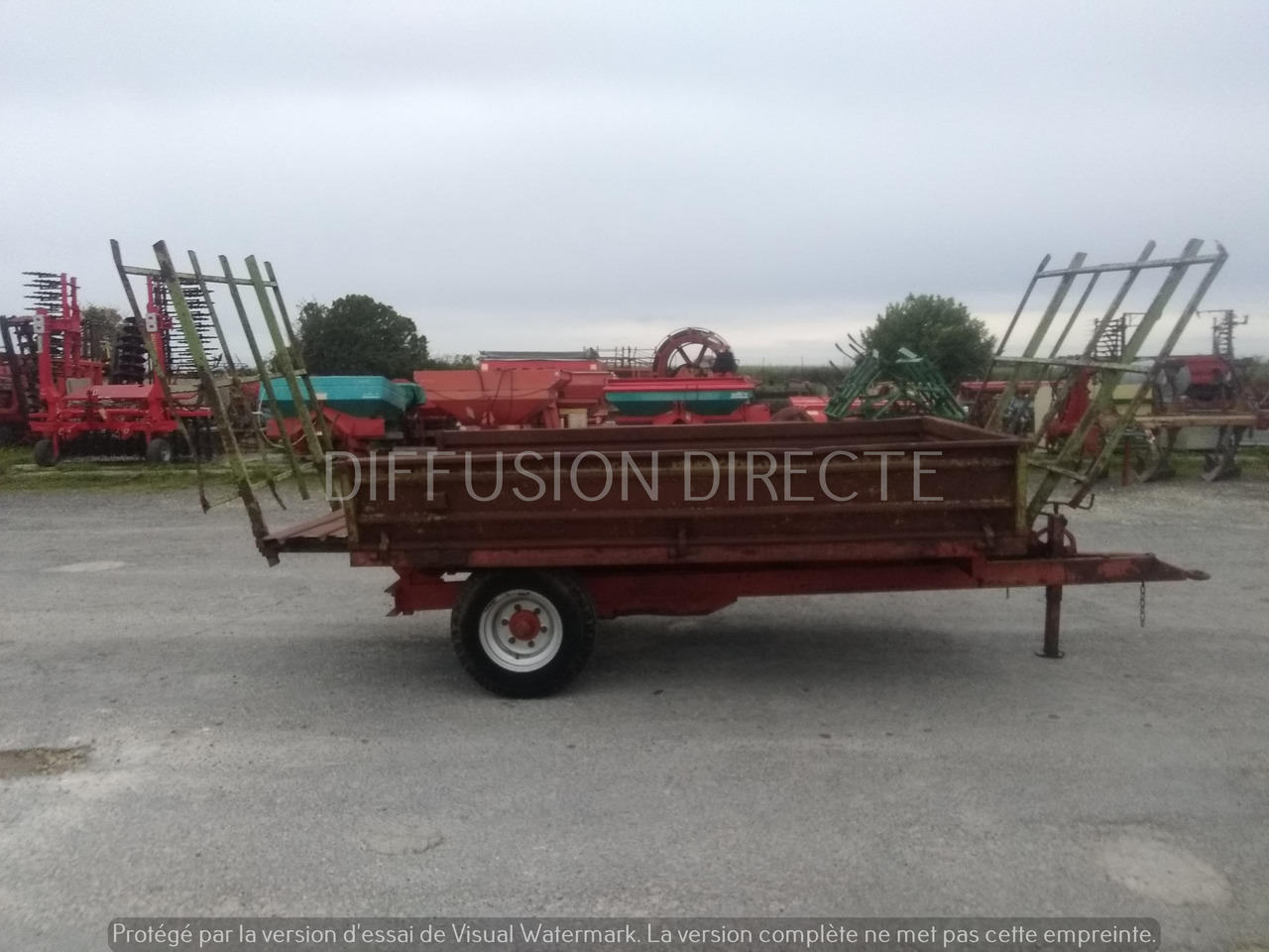 GRUAU REMORQUE AGRICOLE G 400 - Landbruk flatvogn: bilde 4 GRUAU REMORQUE AGRICOLE G 400 - Landbruk flatvogn: bilde 4