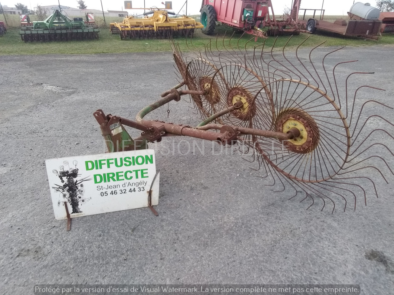 JOHN DEERE ANDAINEUR P 140 - Høyvender: bilde 1 JOHN DEERE ANDAINEUR P 140 - Høyvender: bilde 1