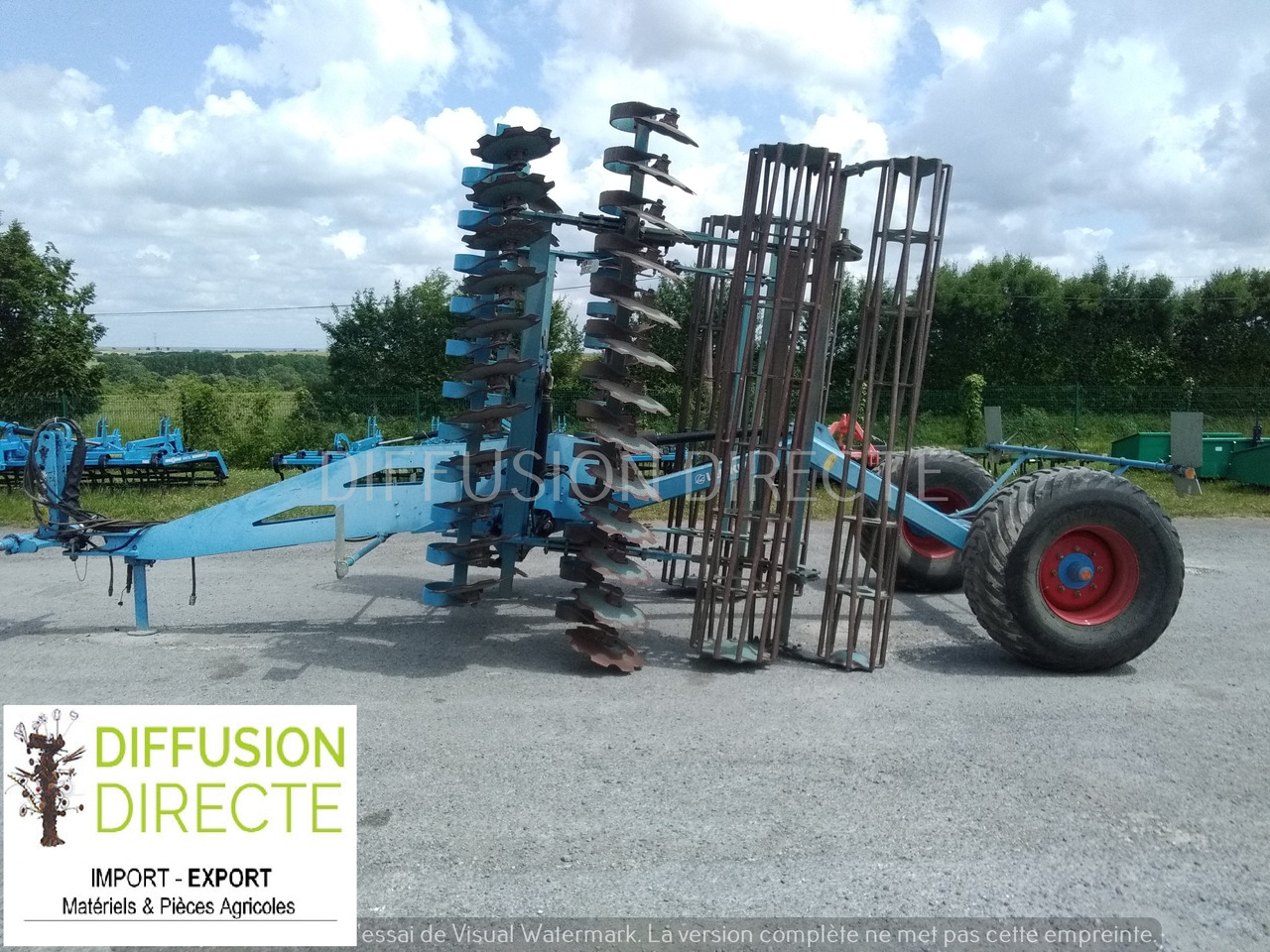 LEMKEN DECHAUMEUR A DISQUES HELIODOR H 8 SF - Skålharv: bilde 1 LEMKEN DECHAUMEUR A DISQUES HELIODOR H 8 SF - Skålharv: bilde 1