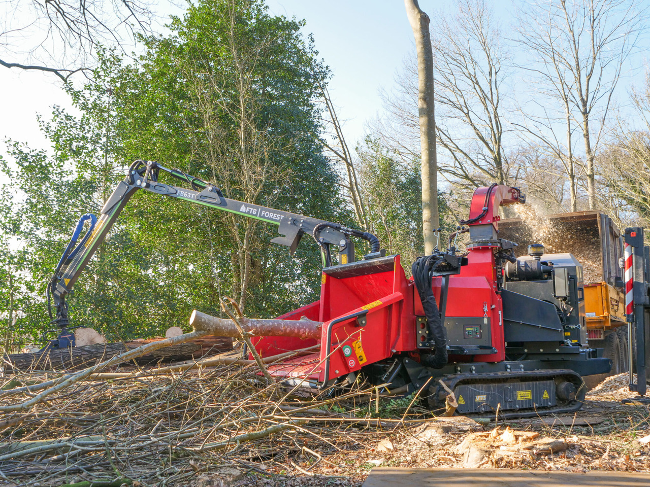 Flismaskin UFKES Greentec Cheetah 30 Tracked: bilde 9