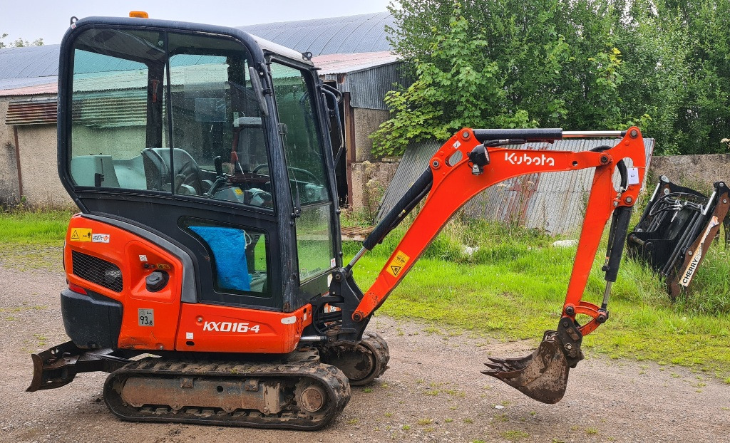 2016 Kubota KX016-4 Mini Digger, only 1550 hours - Minigraver: bilde 2 2016 Kubota KX016-4 Mini Digger, only 1550 hours - Minigraver: bilde 2