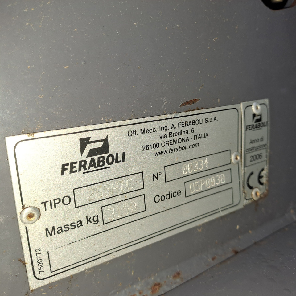 ROTOPRESSA FERABOLI 265 HTC - Rundballepresse: bilde 5 ROTOPRESSA FERABOLI 265 HTC - Rundballepresse: bilde 5