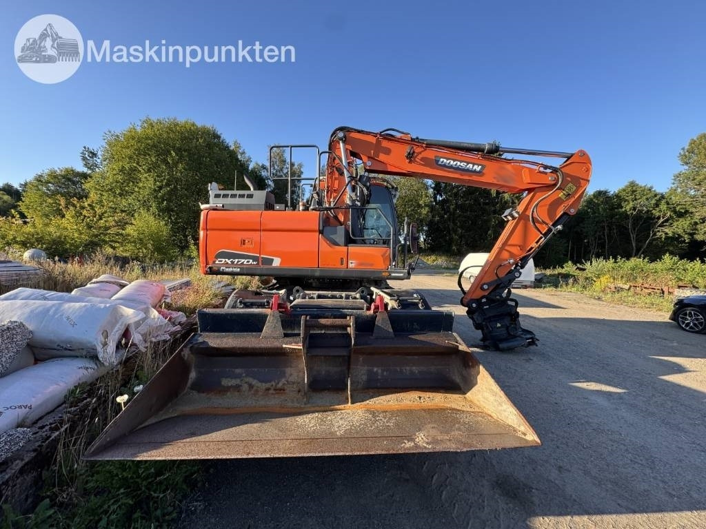 Doosan DX 170 W-5 + Tippvagn + Redskap - Hjulgraver: bilde 4 Doosan DX 170 W-5 + Tippvagn + Redskap - Hjulgraver: bilde 4