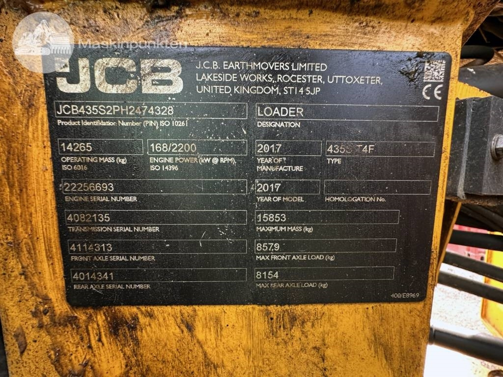 Hjullaster JCB 435: bilde 9