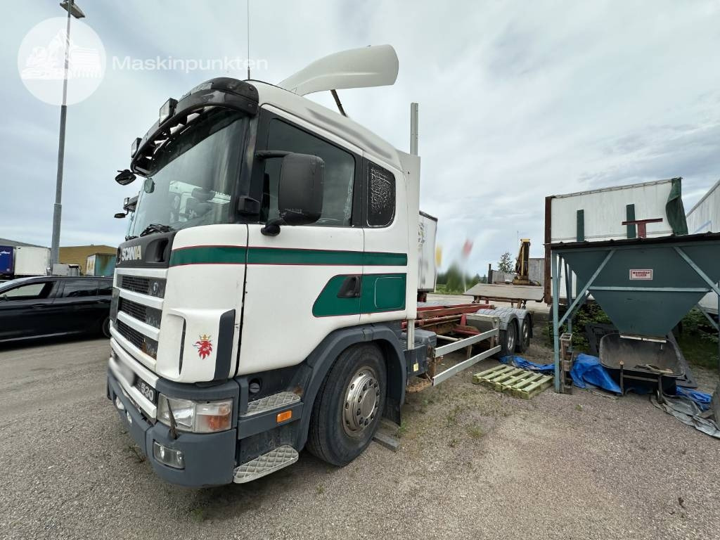 Scania R 124 LB - Container-transport/ Vekselflak lastebil: bilde 1 Scania R 124 LB - Container-transport/ Vekselflak lastebil: bilde 1