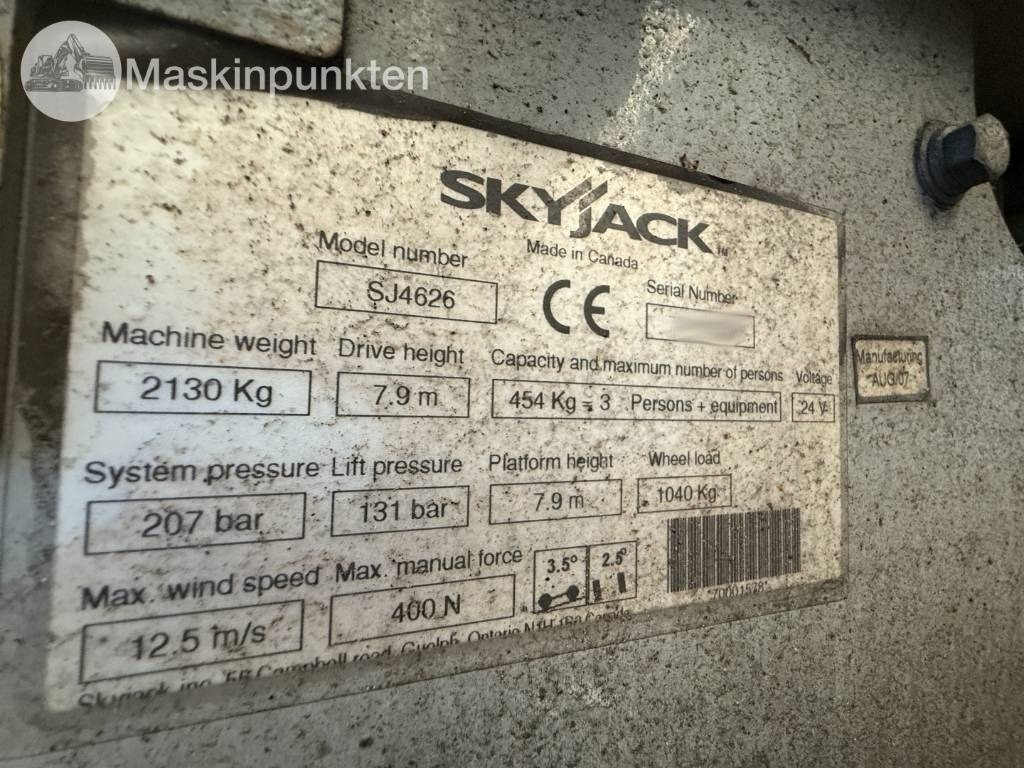 Sakselift SkyJack SJ III 4626: bilde 15
