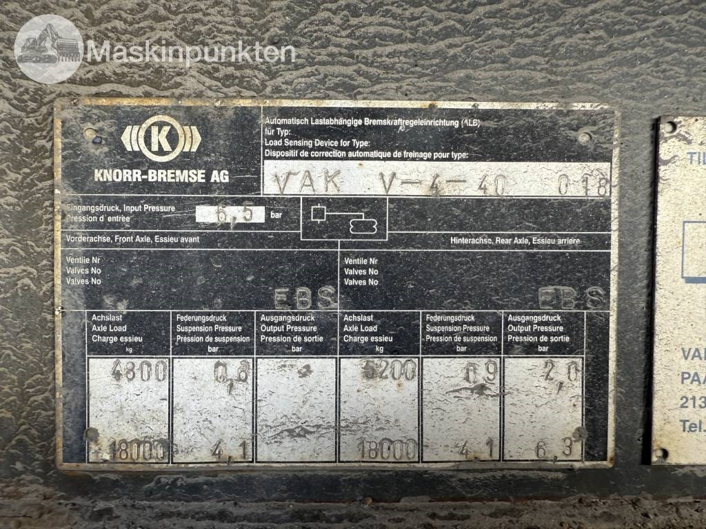 Skaphenger VAK V 4-40 Skåpsläp: bilde 9
