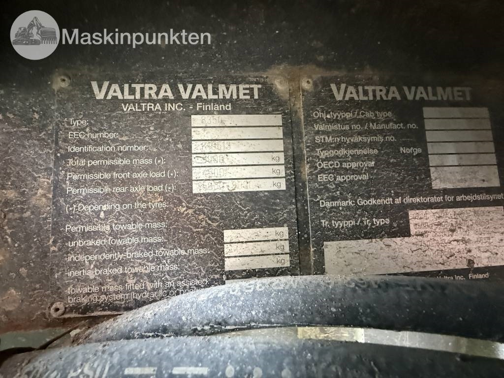 Traktor Valtra Valmet 8350-4: bilde 27