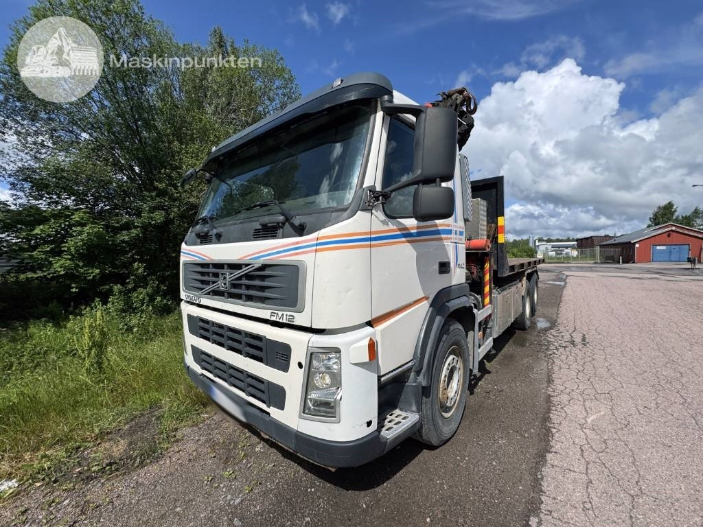 Volvo FM 12 340 Kranväxlare med flak - Kranbil: bilde 1 Volvo FM 12 340 Kranväxlare med flak - Kranbil: bilde 1