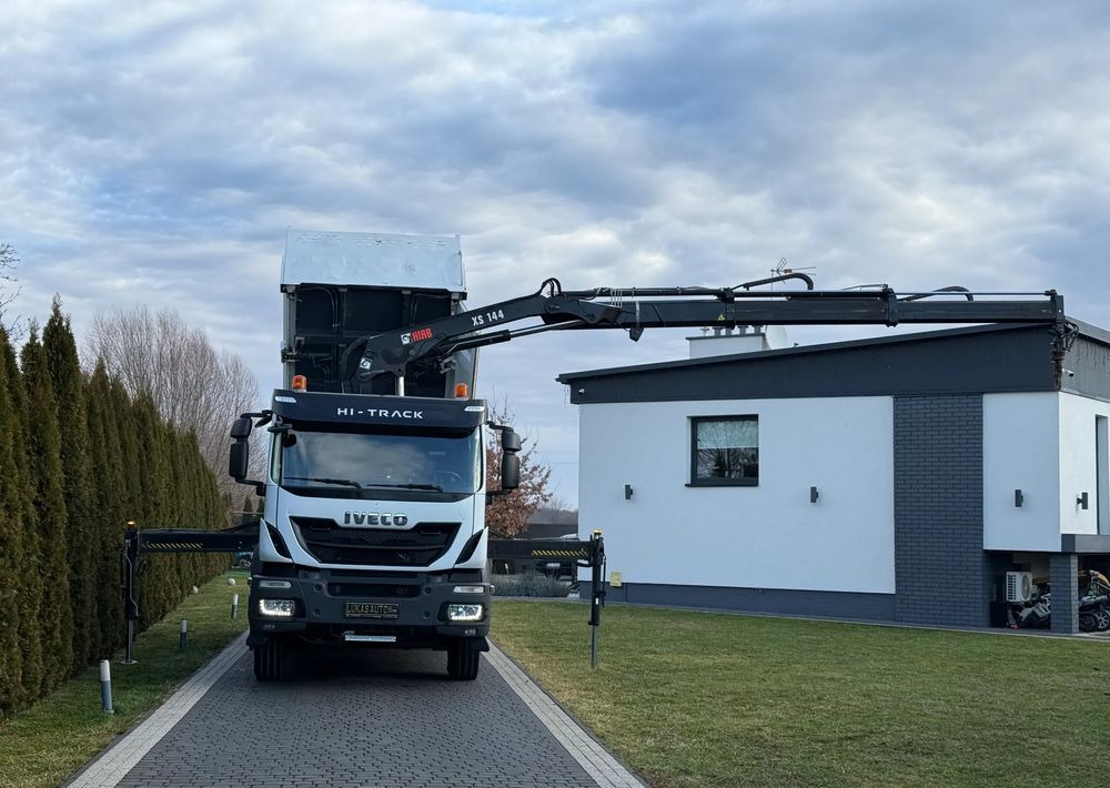 Iveco TRAKKER 450 6X4 PODWÓJNA HYDRO-BURTA HIAB 104 - Tippbil, Kranbil: bilde 1 Iveco TRAKKER 450 6X4 PODWÓJNA HYDRO-BURTA HIAB 104 - Tippbil, Kranbil: bilde 1