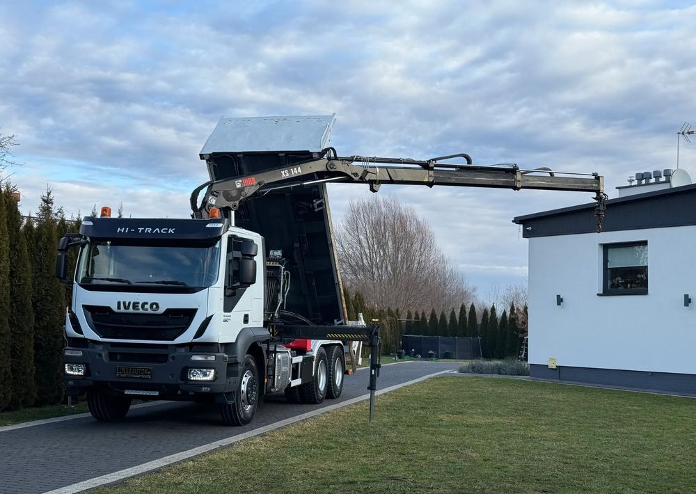 Iveco TRAKKER 450 6X4 PODWÓJNA HYDRO-BURTA HIAB 104 - Tippbil: bilde 1 Iveco TRAKKER 450 6X4 PODWÓJNA HYDRO-BURTA HIAB 104 - Tippbil: bilde 1