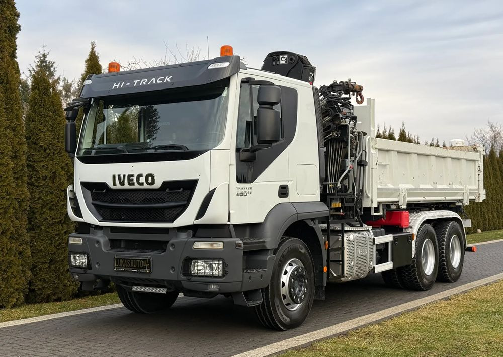 Iveco TRAKKER 450 6X4 PODWÓJNA HYDRO-BURTA HIAB 104 - Tippbil, Kranbil: bilde 5 Iveco TRAKKER 450 6X4 PODWÓJNA HYDRO-BURTA HIAB 104 - Tippbil, Kranbil: bilde 5