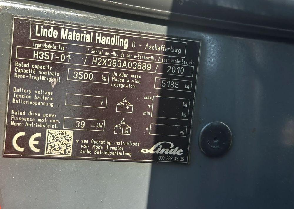 Gasstruck Linde H35T-01: bilde 14