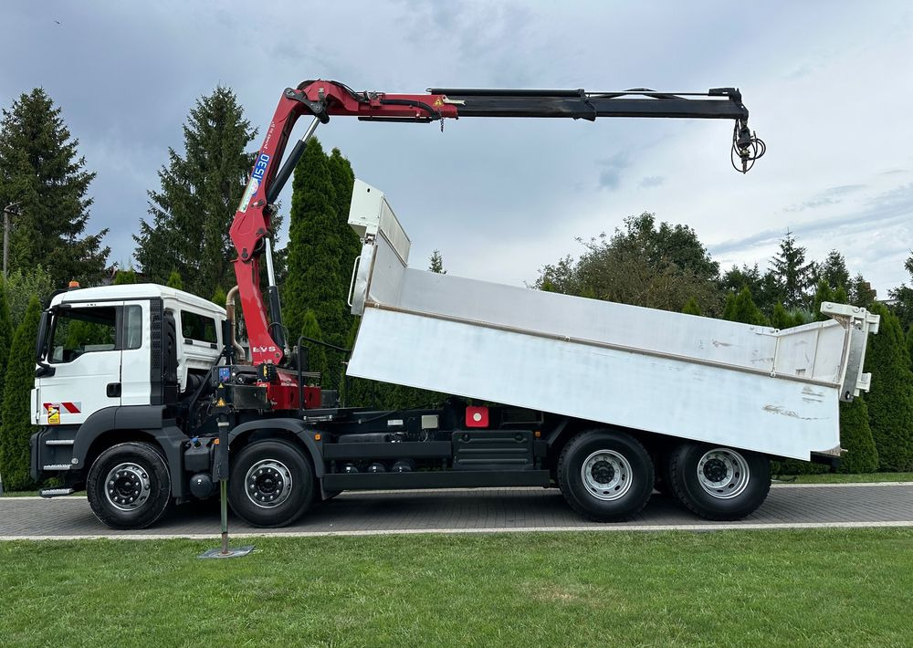 MAN TGS 440 / 8x4 / HMF 1530 / HYDROBURTA - Tippbil: bilde 4 MAN TGS 440 / 8x4 / HMF 1530 / HYDROBURTA - Tippbil: bilde 4