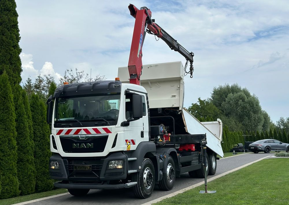 MAN TGS 440 / 8x4 / HMF 1530 / HYDROBURTA - Tippbil: bilde 1 MAN TGS 440 / 8x4 / HMF 1530 / HYDROBURTA - Tippbil: bilde 1
