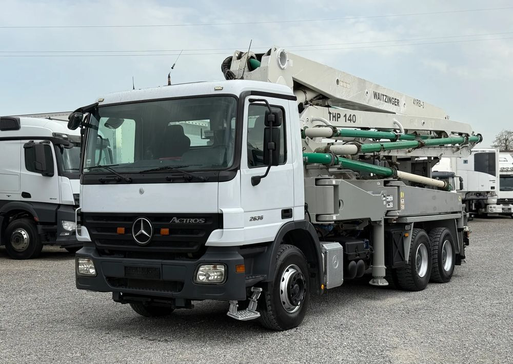 Mercedes-Benz ACTROS 2636 6X4 36 M WAITZINGER - Betongpumpe: bilde 1 Mercedes-Benz ACTROS 2636 6X4 36 M WAITZINGER - Betongpumpe: bilde 1
