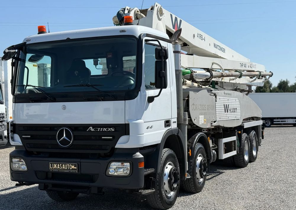 Mercedes-Benz ACTROS 4141 8X4 42 M GOTOWA DO PRACY - Betongpumpe: bilde 1 Mercedes-Benz ACTROS 4141 8X4 42 M GOTOWA DO PRACY - Betongpumpe: bilde 1
